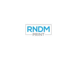#167 para Create logo for RNDM Print (abbreviated Random Print) de Nahin29
