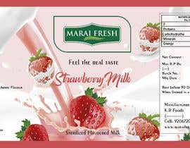 #8 para Design a label for  bottled milk juices de Lawiirc