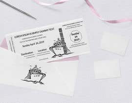 #7 for Editable Destination Wedding (Cruise) Invitation by wurfel