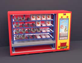 #17 for 3D drawing of a vending machine av irfanali427