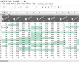 #13 for Modification on google sheets excel file - accomodation by ariesdela