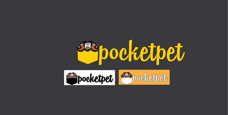 Wettbewerbs Eintrag #5 für                                                 Design a Logo for a online presence names "pocketpet"
                                            