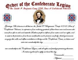 #8 para SCV Legionnaire Membership Certificate de nesmajoseph