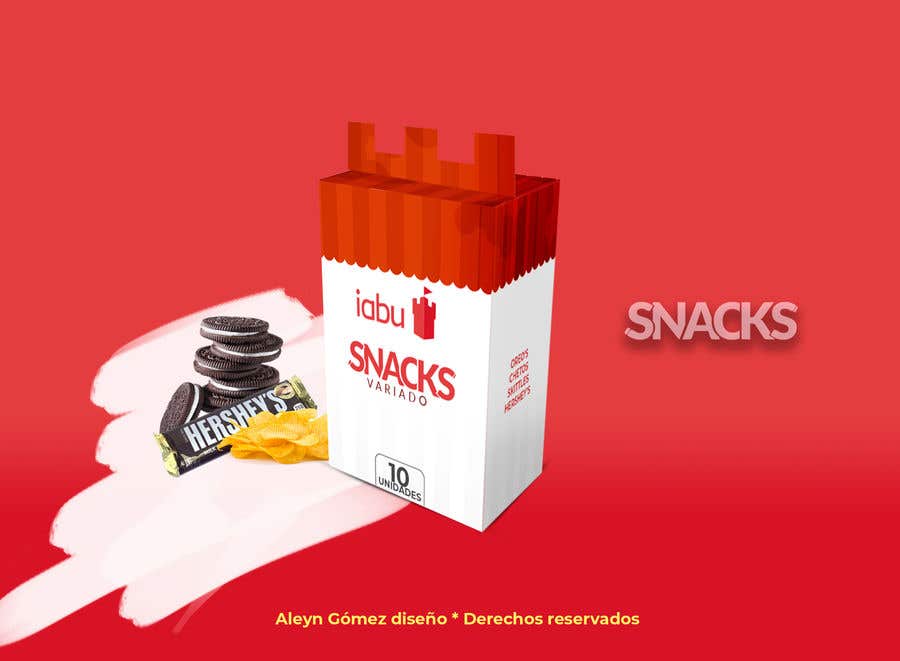 Contest Entry #11 for                                                 Diseño de empaque para caja de Snacks
                                            