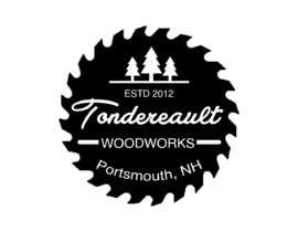 #2 สำหรับ I want to replace “Lumberjack” with “TONDREAULT”, keep “woodworks,” I want the location to be Portsmouth, NH, and I want the establish date to be 2012. Also, I’d like the wavy circular outside edge to be a clean circle. โดย yasyap