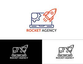 #9 za logo design rocket agency od mendozajohnponce