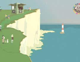 #77 for Retro style artist needed for poster design - must include a lighthouse, shipping, clifftop design av maryamsairi94