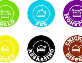 #6 for TACO BURGER ICONS by VMarian