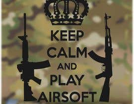 Číslo 19 pro uživatele Diseño camiseta &quot;Keep Calm and Play Airsoft&quot; od uživatele agungwan5