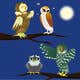 Predogledna sličica natečajnega vnosa #13 za                                                     Funny Looking Owl With Big Eyes In A Dark Environment
                                                