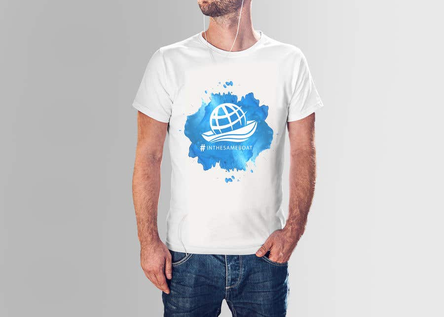 Natečajni vnos #97 za                                                 T-shirt design based on existing logo (#inthesameboat)
                                            