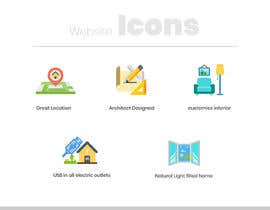 #17 para URGENT - Design 5 icons for Property Developer website de Qweser