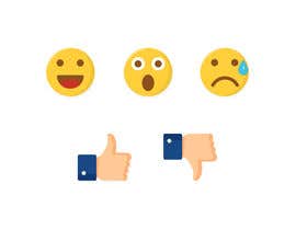 Nro 10 kilpailuun Messenger reaction emojis käyttäjältä freelancerthebes