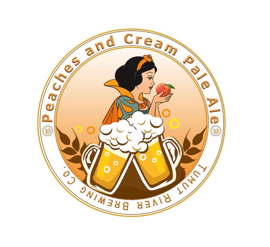 Natečajni vnos #193 za                                                 Logo for our new beer Peaches & Cream Pale
                                            