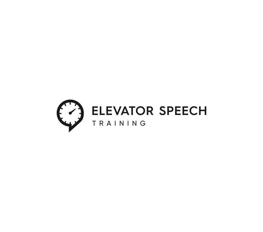 Konkurransebidrag #136 i                                                 logo for "elevator speech training"
                                            