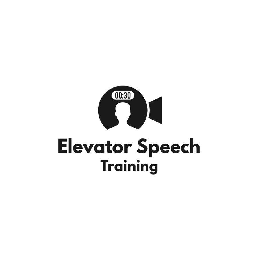 Konkurransebidrag #95 i                                                 logo for "elevator speech training"
                                            