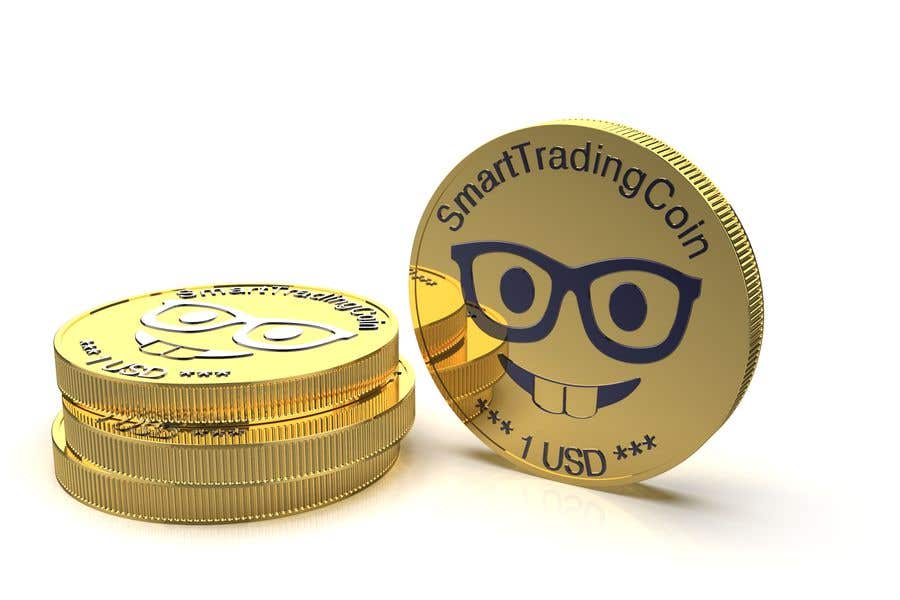Natečajni vnos #7 za                                                 Design a 3D coin (cryptocurrency) with shiny gold surface and reflections!
                                            