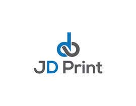 #23 สำหรับ Needing a logo designed with the wording: JD Print. Preferably with the JD in the shape of a diamond โดย blackdesign5673