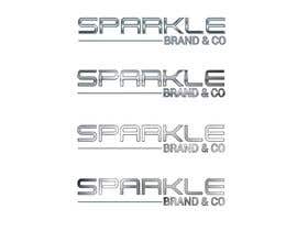 #50 สำหรับ I need a text logo that can be used for social media &amp; website. The name of the brand is Sparkle Brand &amp; Co. I would love for the design to be classy but edgy with a pop of shiny metallic. โดย StoimenT