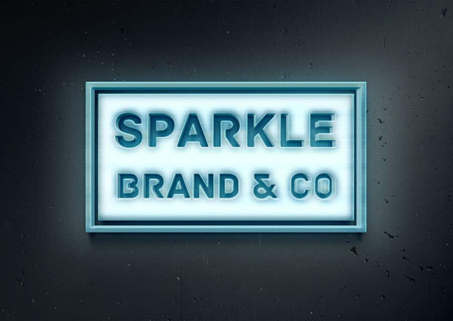 Kandidatura #63për                                                 I need a text logo that can be used for social media & website. The name of the brand is Sparkle Brand & Co. I would love for the design to be classy but edgy with a pop of shiny metallic.
                                            