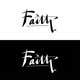 Predogledna sličica natečajnega vnosa #20 za                                                     Digitize and improve a hand drawn text logo - Faith
                                                