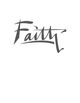 Kandidatura #78 miniaturë për                                                     Digitize and improve a hand drawn text logo - Faith
                                                