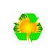 Wasilisho la Shindano #22 picha ya                                                     Design a logo for a sustainability business. No business name in the logo. It should have 3 green arrows around a yellow conceptualised flaring sun. The sun flare should be in the centre and the flares emerge from behind the green arrows.
                                                