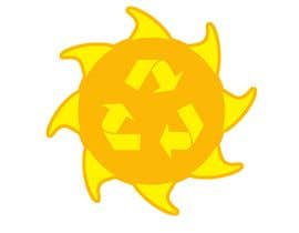#29 para Design a logo for a sustainability business. No business name in the logo. It should have 3 green arrows around a yellow conceptualised flaring sun. The sun flare should be in the centre and the flares emerge from behind the green arrows. de kalenmcinnes