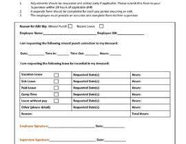 #15 สำหรับ Make a one page employee form โดย ashswa