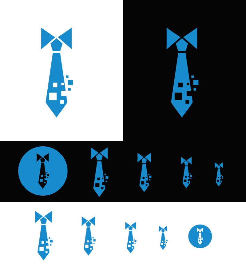 Kandidatura #36për                                                 Draw a logo of a tie with pixels
                                            