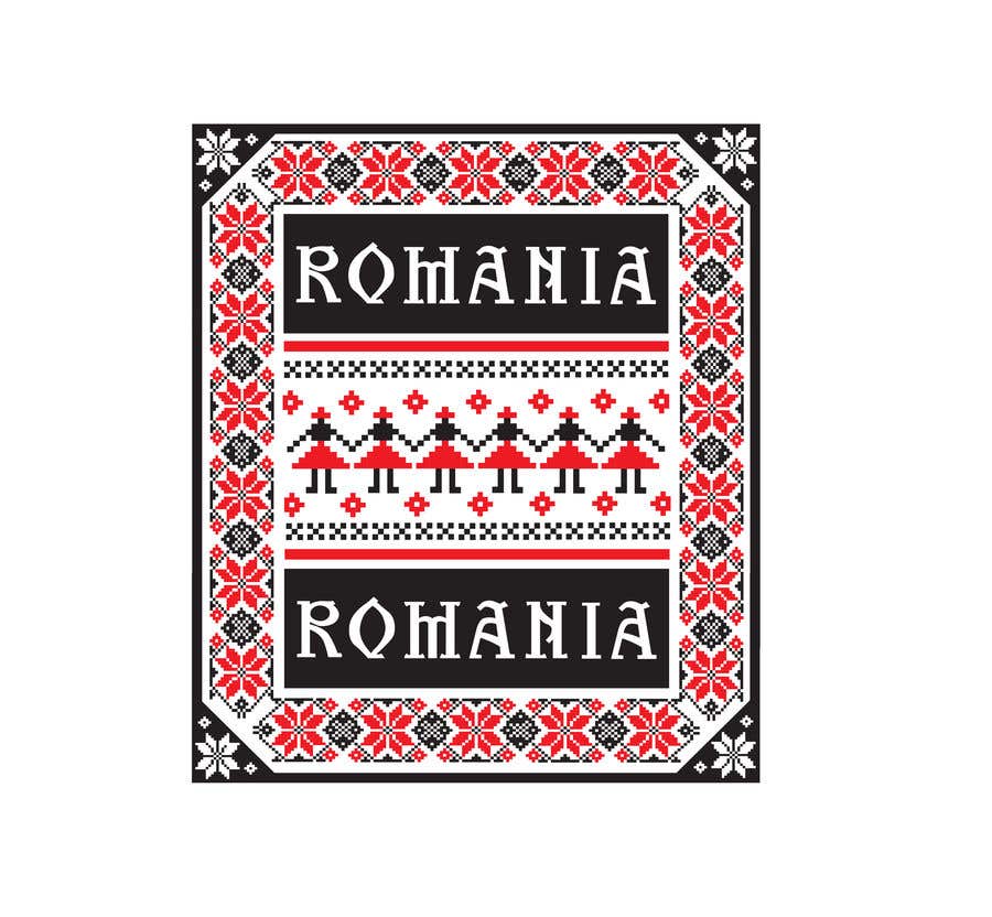 Penyertaan Peraduan #26 untuk                                                 T-SHIRT DESIGN FOR ROMANIA
                                            