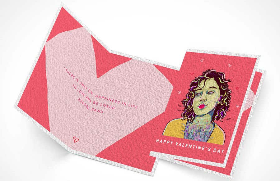 Zgłoszenie konkursowe o numerze #1356 do konkursu o nazwie                                                 Design the World's Greatest Valentine's Day Greeting Card
                                            