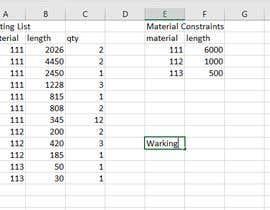 #8 for Cutting Stock Optimization in Excel by MdFaisalS