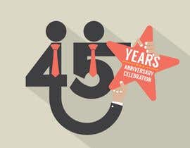 #46 for Need 45 year logo by yamnaayub