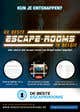 Entri Kontes # thumbnail 41 untuk                                                     Design A6 flyer for an escape room review website
                                                