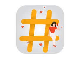 #83 pentru App Logo for Instagram-like Hashtag App de către MFGraphicDesign