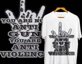 #132 ， Anti Violence T-shirt design 来自 sauravarts