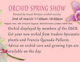 #10 za I need a Facebook advert created for the OSGB spring show. Only flowers to be used in the banner have to be orchids. od sheebasaeed