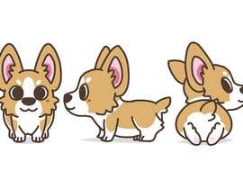 #19 per Cartoon corgi dog design da carymonteiro