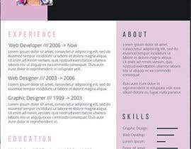 #42 for Design me a CV by arcmalik07