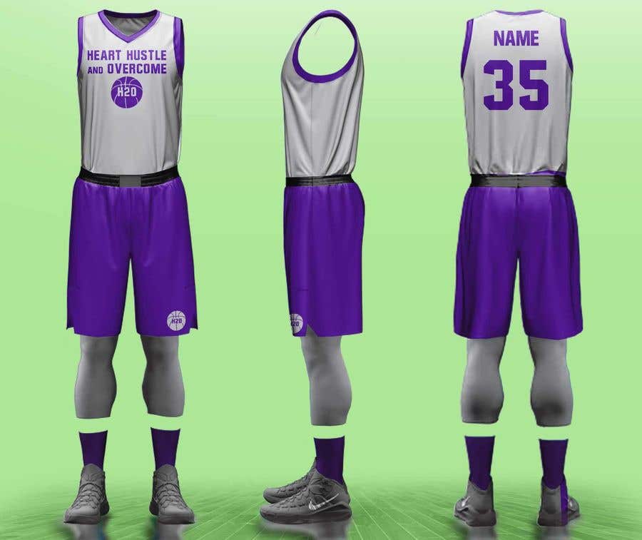 Jersey Design Basketball Violet
