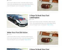 #22 for Build the front end of a financial blog landing page by SandipSaha564