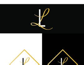 #17 для I have a eye lash extension business. I need a logo similar to the picture I posted, but the cursive L I want gold and the regular L I want to keep black. And at the bottom I want it to say “Luxurious Lashes by Lauren”. My colors are black gold and white. від shorifab18