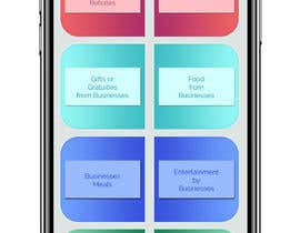 #53 para Design for tile based menu in mobile app de KavkeeDesigns