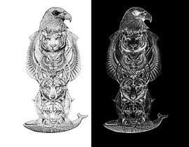 #24 para I need an artist to draw tattoo sleeves of animals. de hossaingpix