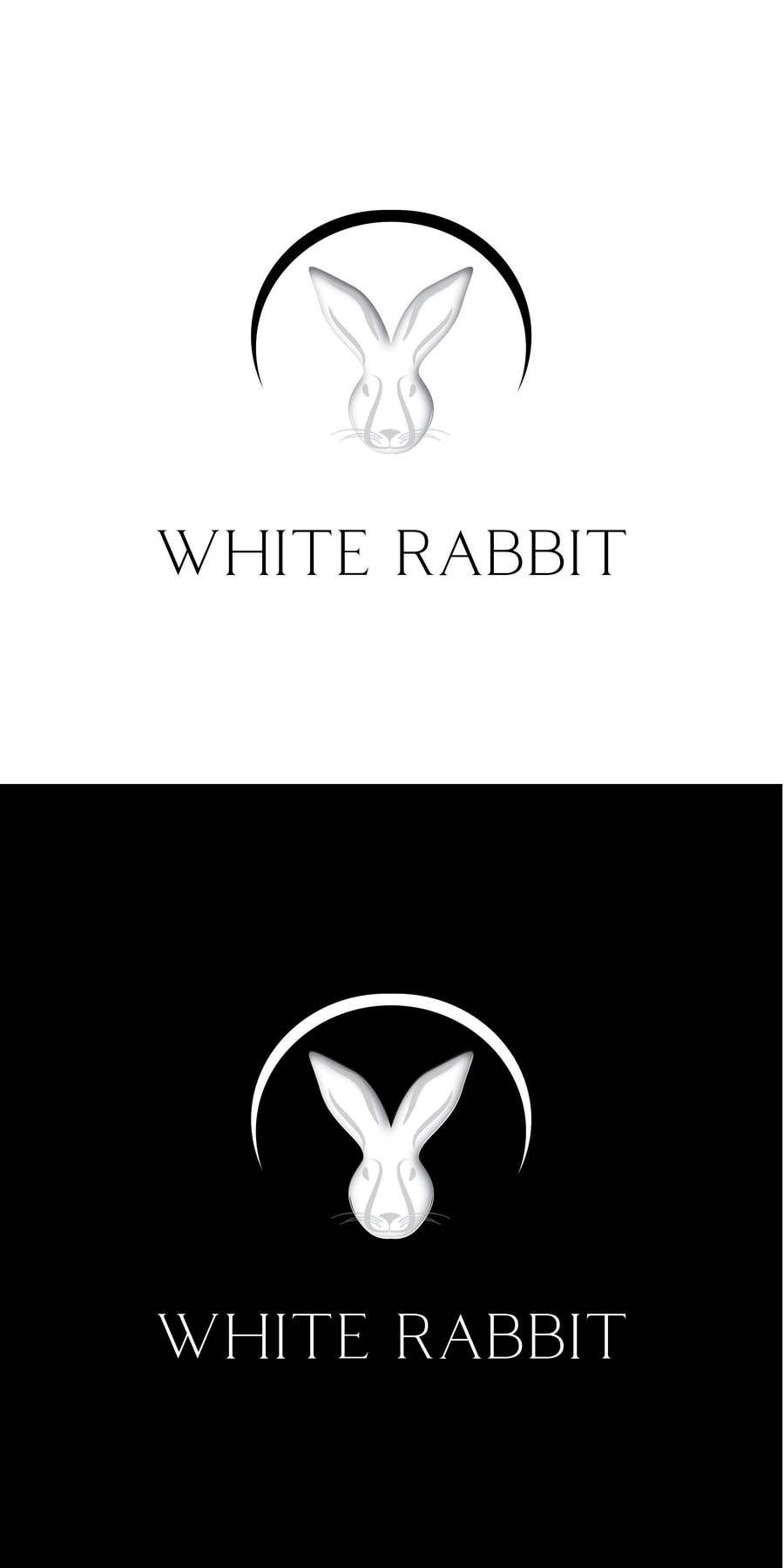 Proposition n°2 du concours                                                 A professional, original, creative design of a white rabbit to be used in a poster of a show called White Rabbit.
                                            