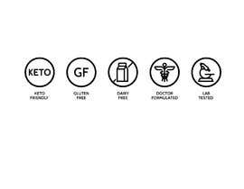 #27 Create icons for keto supplement product label részére Ichwan94 által