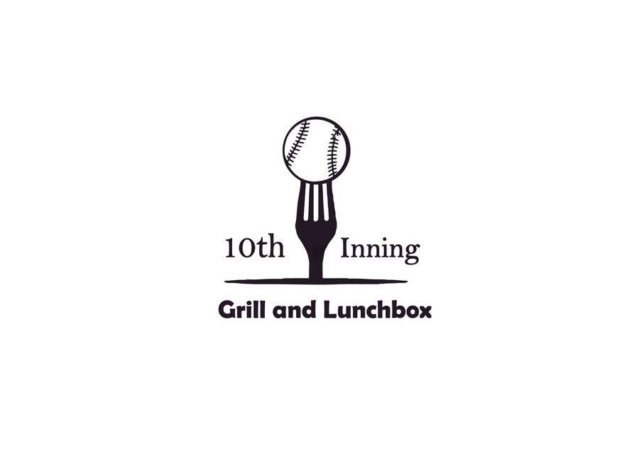 Proposition n°19 du concours                                                 Baseball theme logo for restaurant
                                            