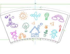 #13 para Artwork Design for a paper cup for kids de ArtRaccoon