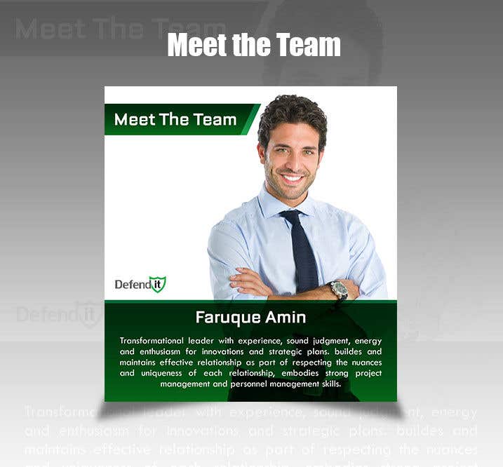 Proposition n°12 du concours                                                 Meet the team and other posters
                                            
